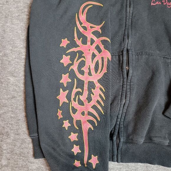 Rare Vintage Hard Rock Cafe Las Veagas Mens Size Large Hoodie Jacket - Picture 4 of 11